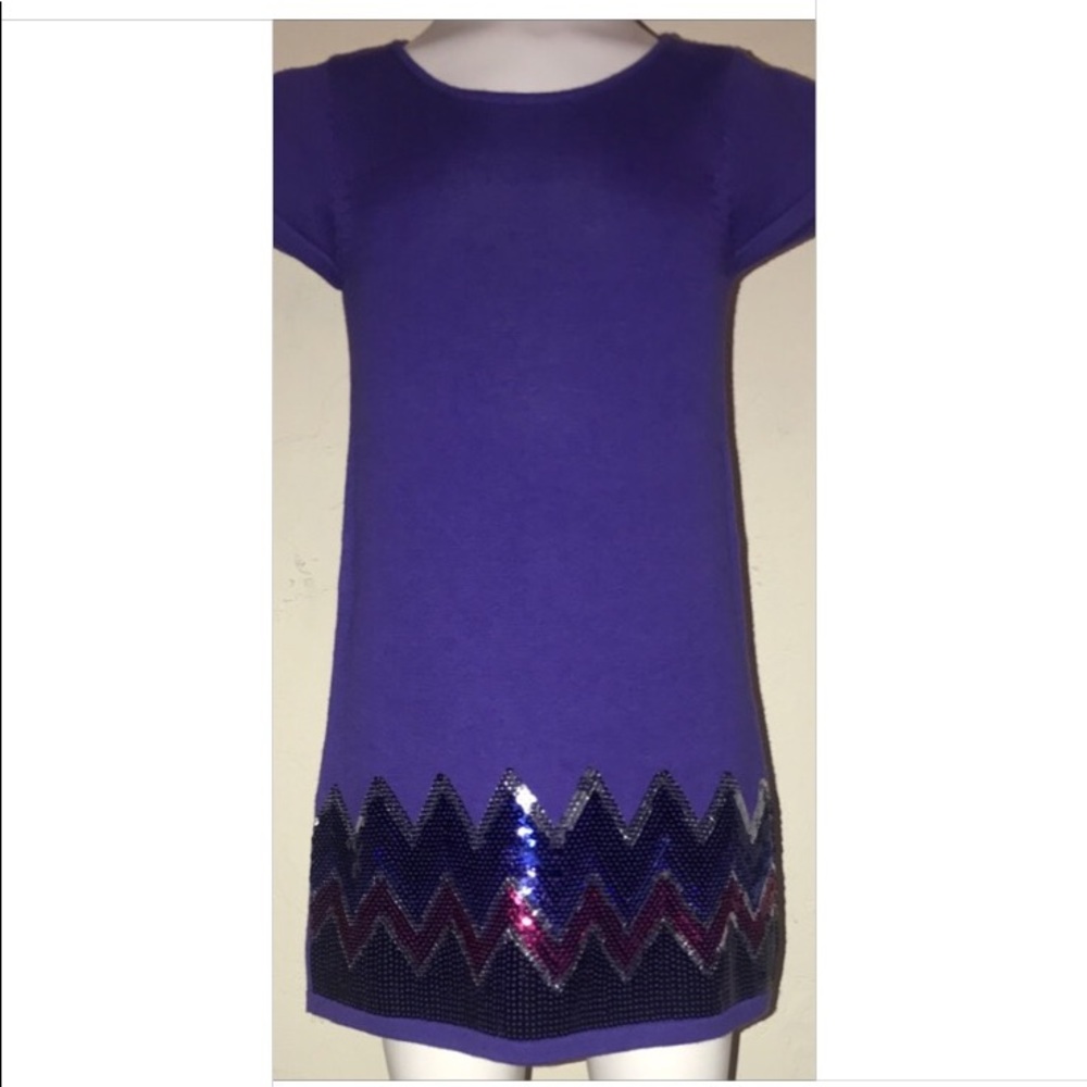 Purple Design 365 Girls Sequined size 4T Dress.